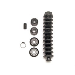 Steering cylinder reconditioning / repair kit with bellows and silent blocks