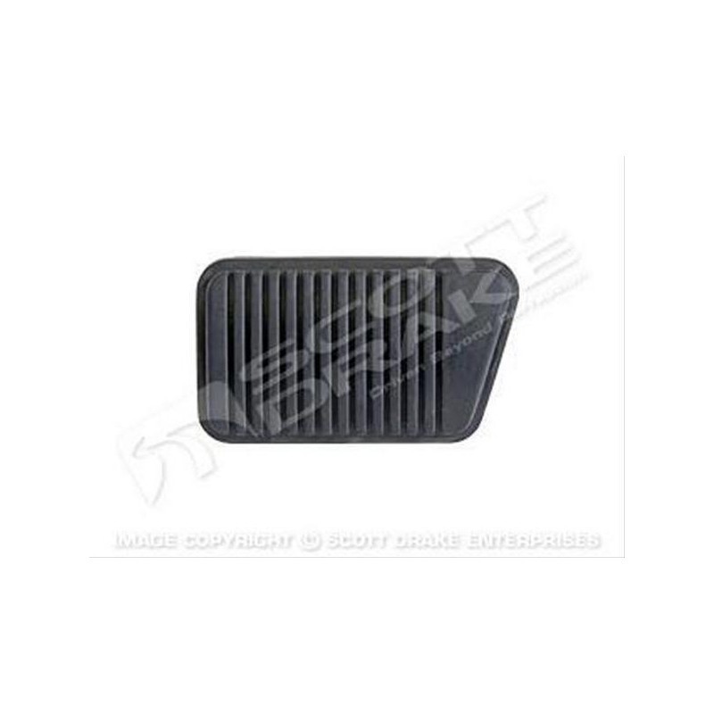 Drum brake pedal rubber for manual transmission