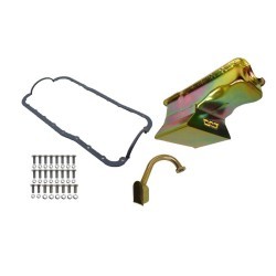 High capacity engine oil pan kit for Ford V8 small block