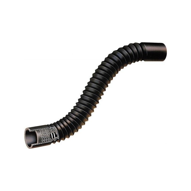 Radiator hose / pipe / flexible hose with internal spring