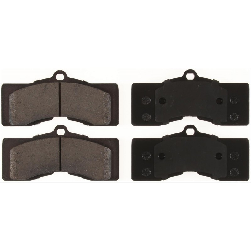Set of ceramic front or rear brake pads