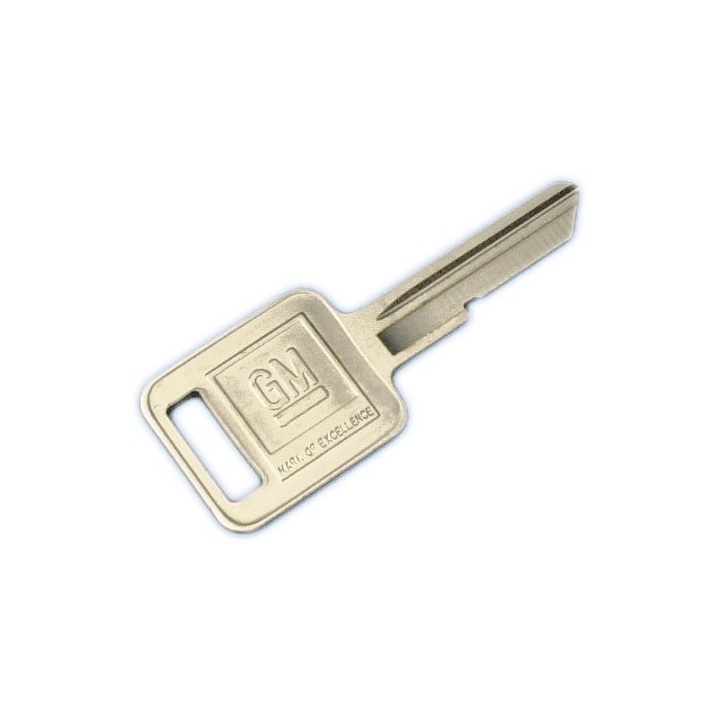 Blank GM key for ignition lock code E
