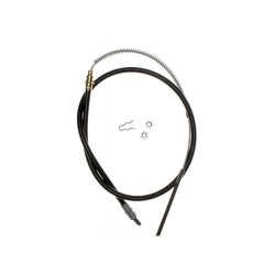 Front handbrake cable for drum equipped vehicle