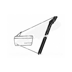 Kit joint de guide / glissière de vitre de portière droite ou gauche