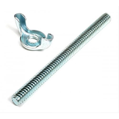Threaded rod with wing nut for air box / air filter