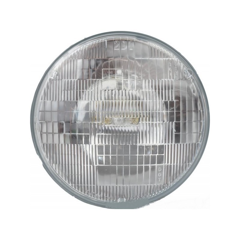 Ampoule / lampe de phare étanche halogène 6V / 3 broches