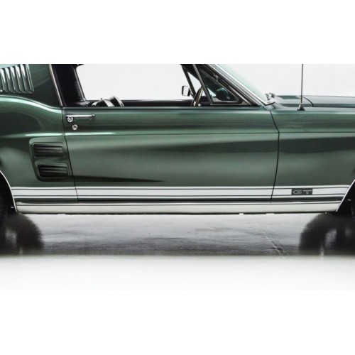 Kit autocollant / sticker de bas de caisse Mustang GT 1967 coupé / Fastback / Cabriolet