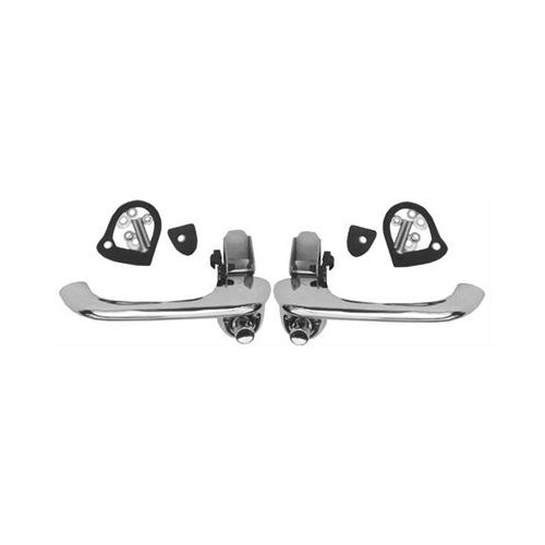 Chrome Door Handle Kit for Mustang 1964-1966 / 1969-1970