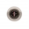 Chrome Horn Button for Wooden Steering Wheel with Mustang Logo
