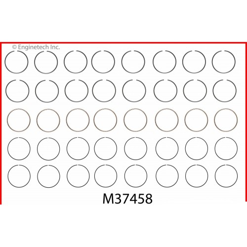 Vollkolbenring-Set für V8 Chevrolet 305