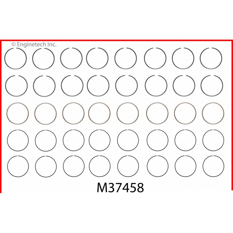 Complete Piston Ring Kit for V8 Chevrolet 305